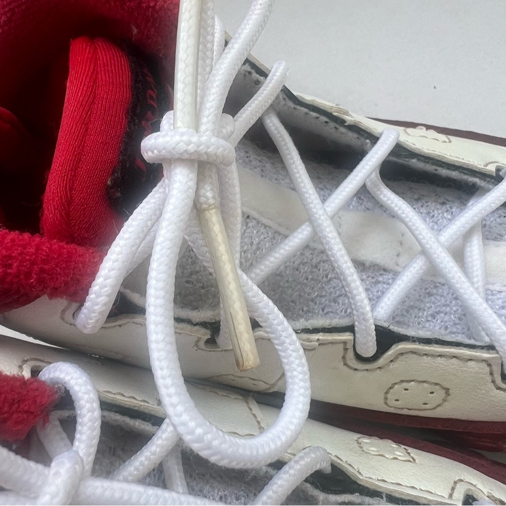 Nike AIR JORDAN 9 Retro Hi-Top Sneakers Infant Sz 7C Leather Gym Red White Shoes - Picture 12 of 12